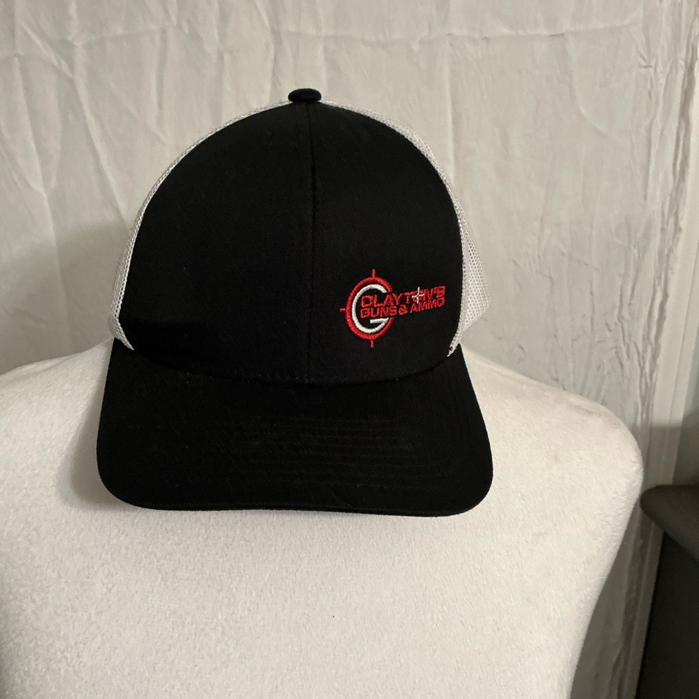 Clayton's Guns & Ammo Black and White Cap